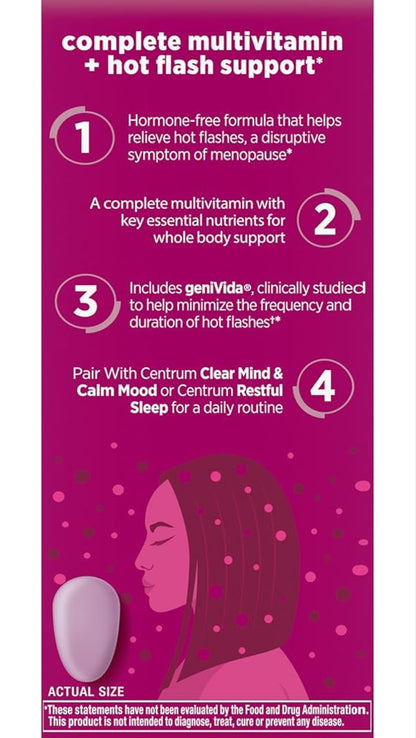 Menopause Support (Multivitamina+Apoyo Contra los Sofocos) - Centrum