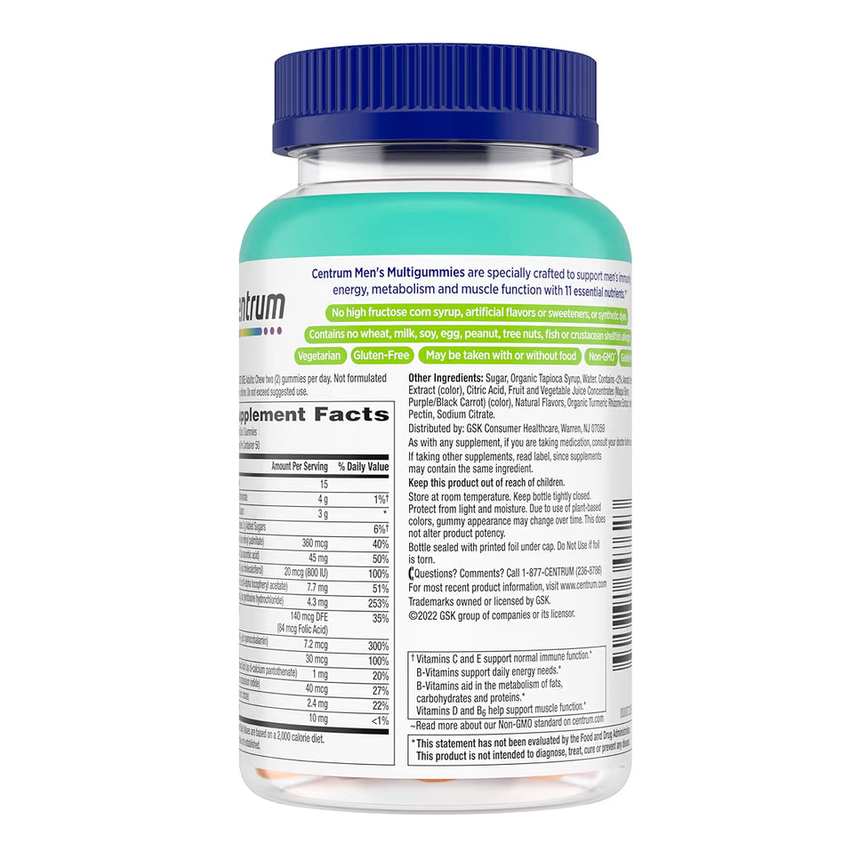 Men MultiGummies Tropical - Centrum