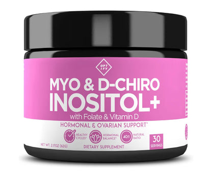 Myo & D-Chiro Inositol+ con Folato y vitamina D - Optify