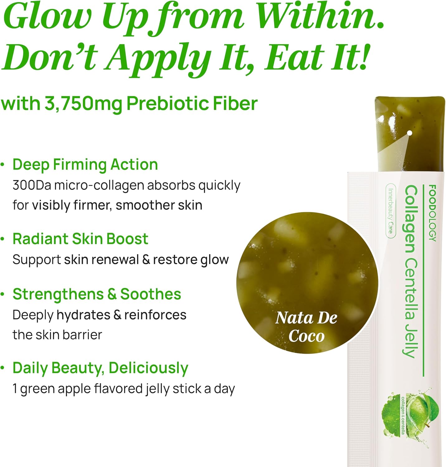 Collagen Centella Jelly (Green Apple) - FOODOLOGY