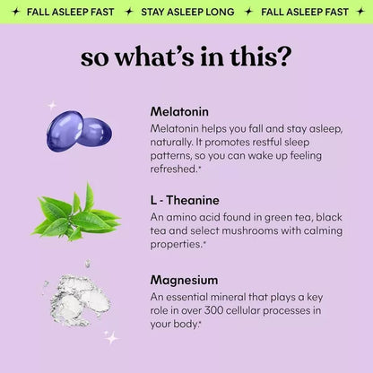 Lemme Sleep Tight Vegan Gummies - 60 Gummies