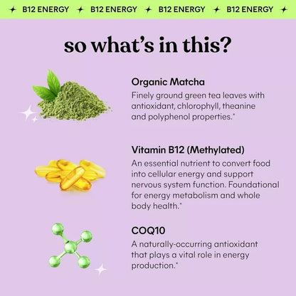 Lemme Matcha Energy B12 Vegan - 60 Gummies