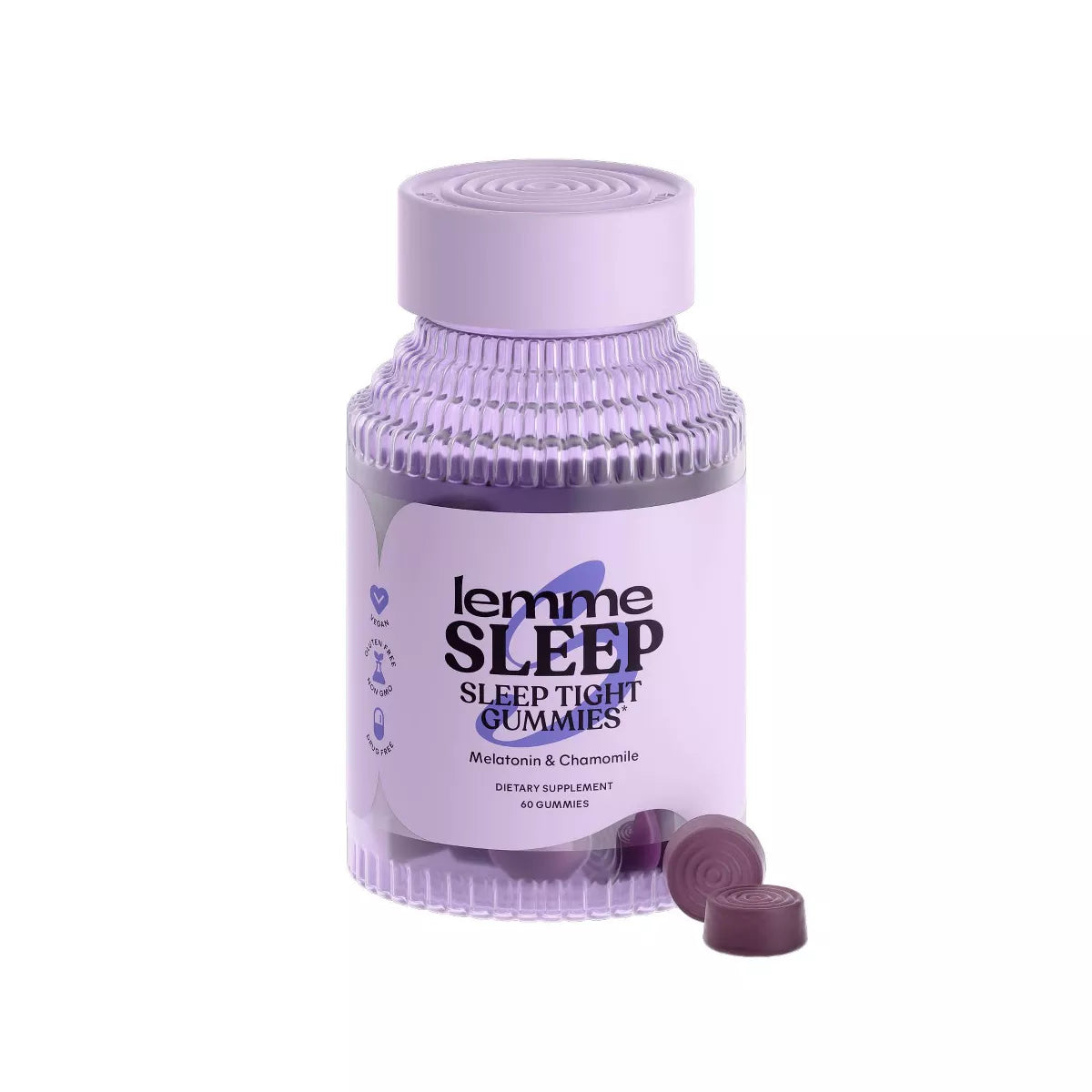 Lemme Sleep Tight Vegan Gummies - 60 Gummies