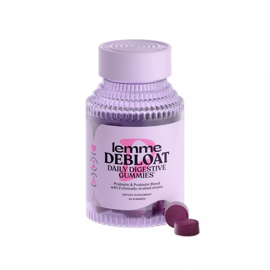 Lemme Debloat Daily Digestive Probiotic Vegan - 60 Gummies