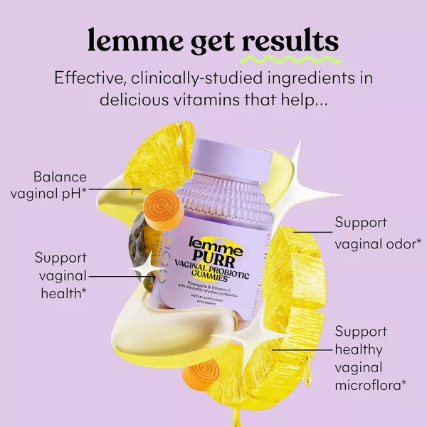 Lemme Purr Vaginal Probiotic Vegan  - 60 Gummies