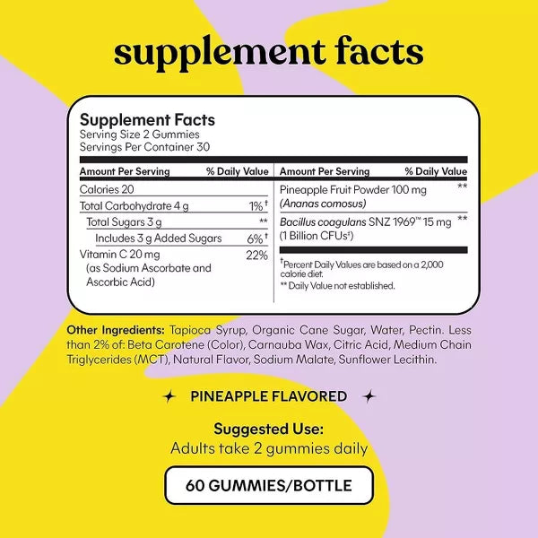 Lemme Purr Vaginal Probiotic Vegan  - 60 Gummies