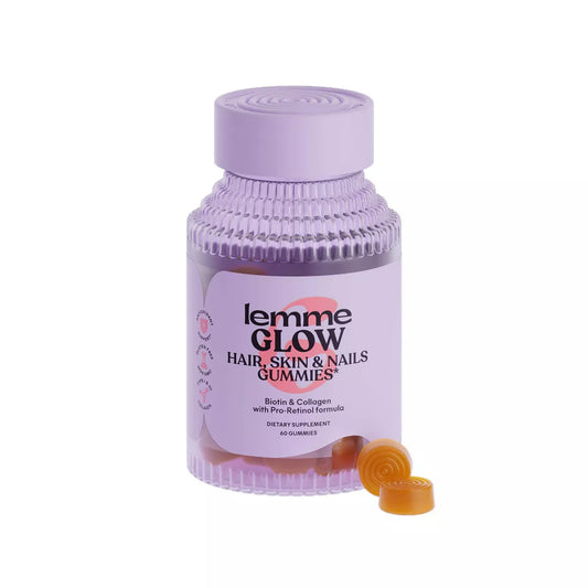 Lemme Glow Collagen Hair Skin & Nails - 60 Gummies