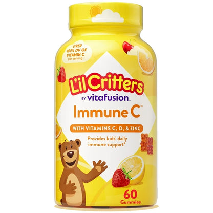 Immune C + Zinc y Vitamina D - L'il Critters