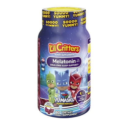 Melatonina 1MG Sin Azúcar PJ Masks - L'il Critters