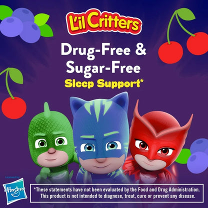 Melatonina 1MG Sin Azúcar PJ Masks - L'il Critters