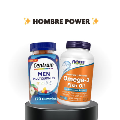 Hombre Power - Multivitamínico Hombre + Omega 3