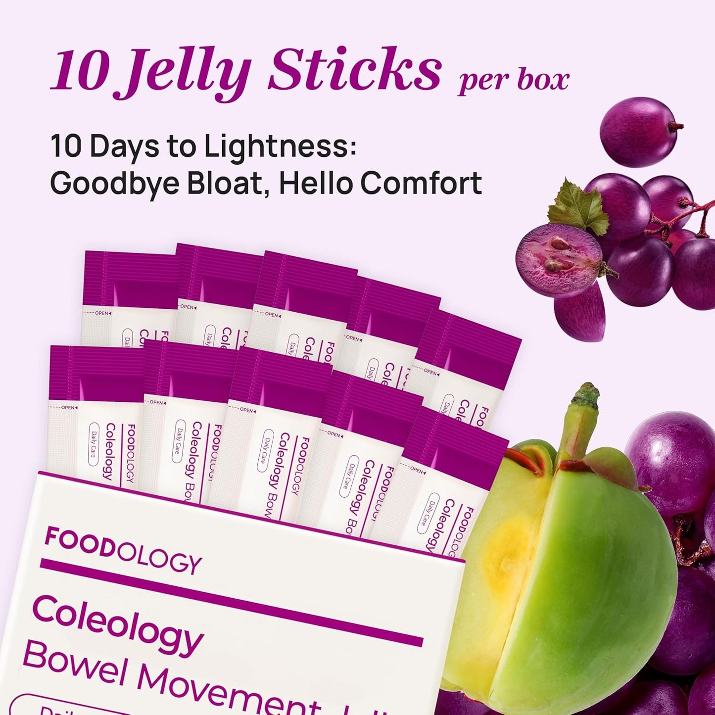 Coleology Bowel Movement Jelly (Grape & Prune) - FOODOLOGY