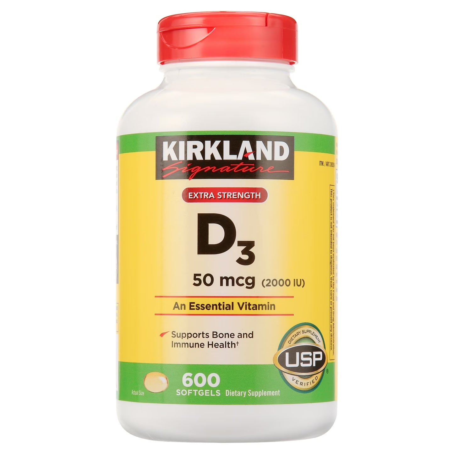 Vitamina D3 Extra Fuerte 50mcg - Kirkland