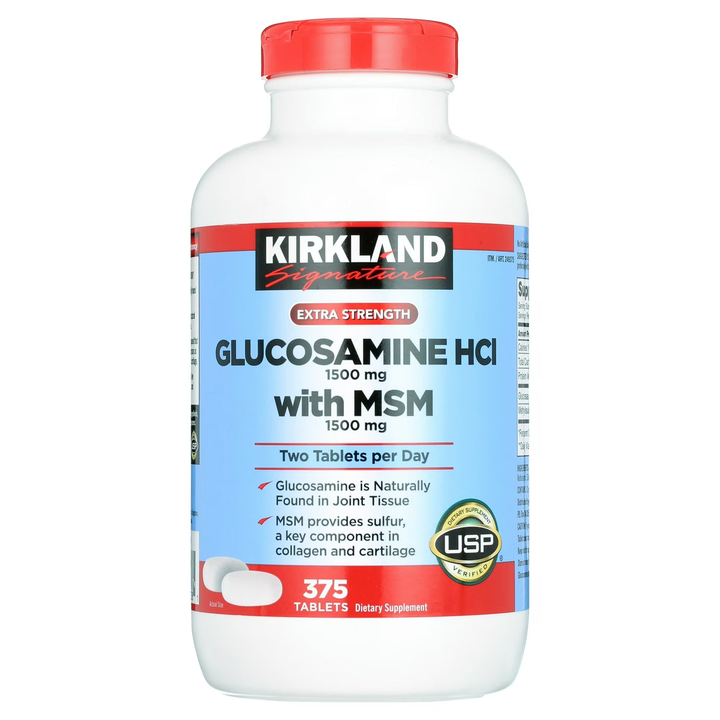 Glucosamina con MSM 1500mg - Kirkland