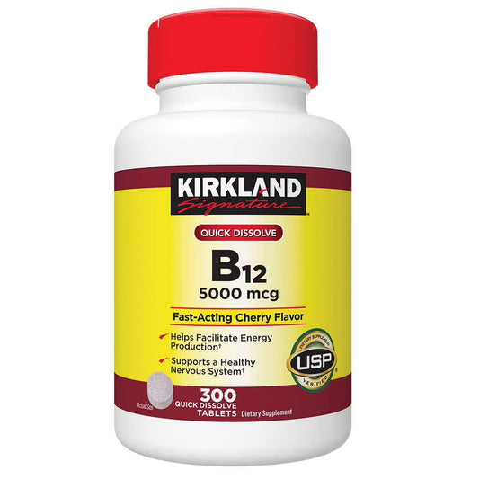 B12 5000mcg (rápida disolución) - Kirkland