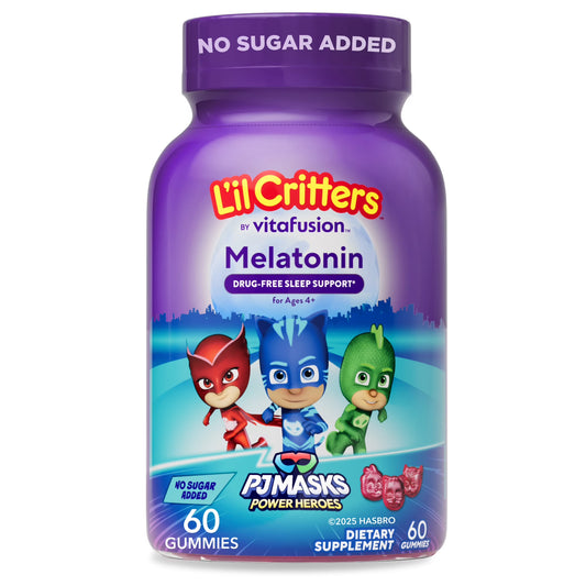 Melatonina 1MG Sin Azúcar PJ Masks - L'il Critters