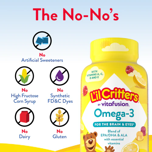 Omega-3 (EPA, DHA y ALA) - L'il Critters