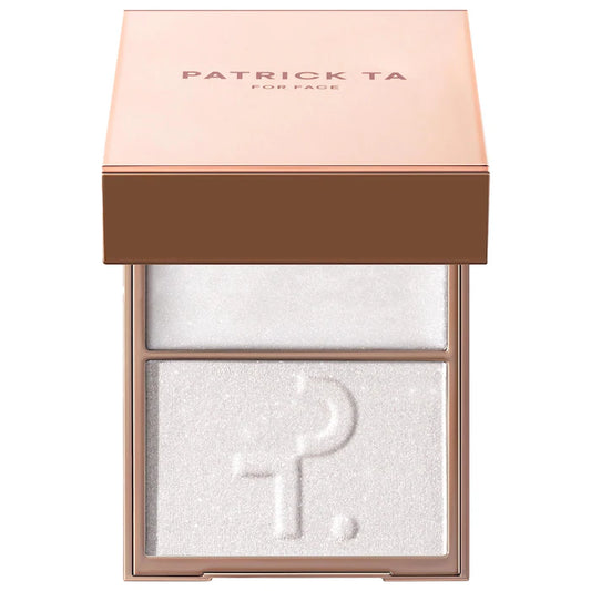 Major Glow Crème & Powder Light Reflecting Translucent Highlighter Duo - Patrick TA