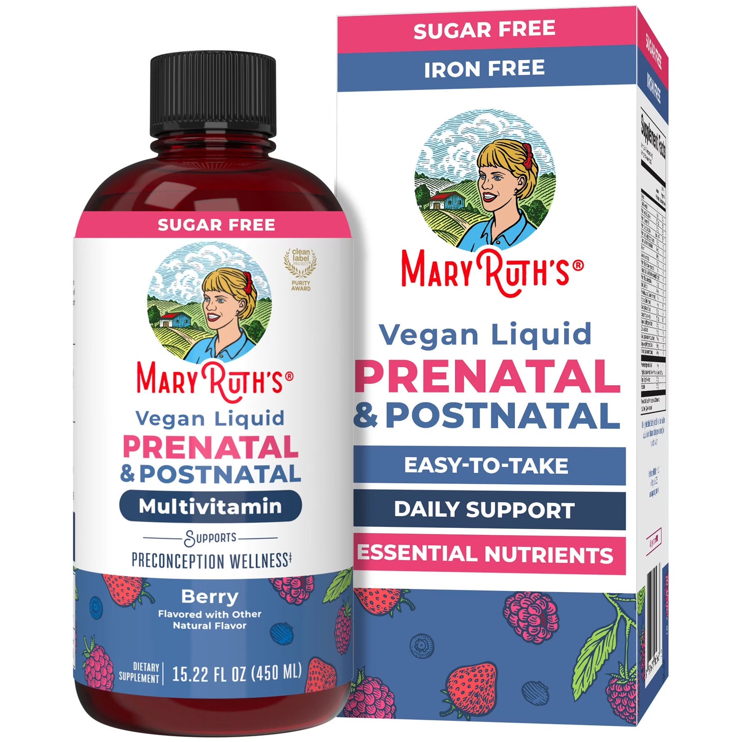 Líquido Vegano PreNatal y PostNatal - Mary Ruth's