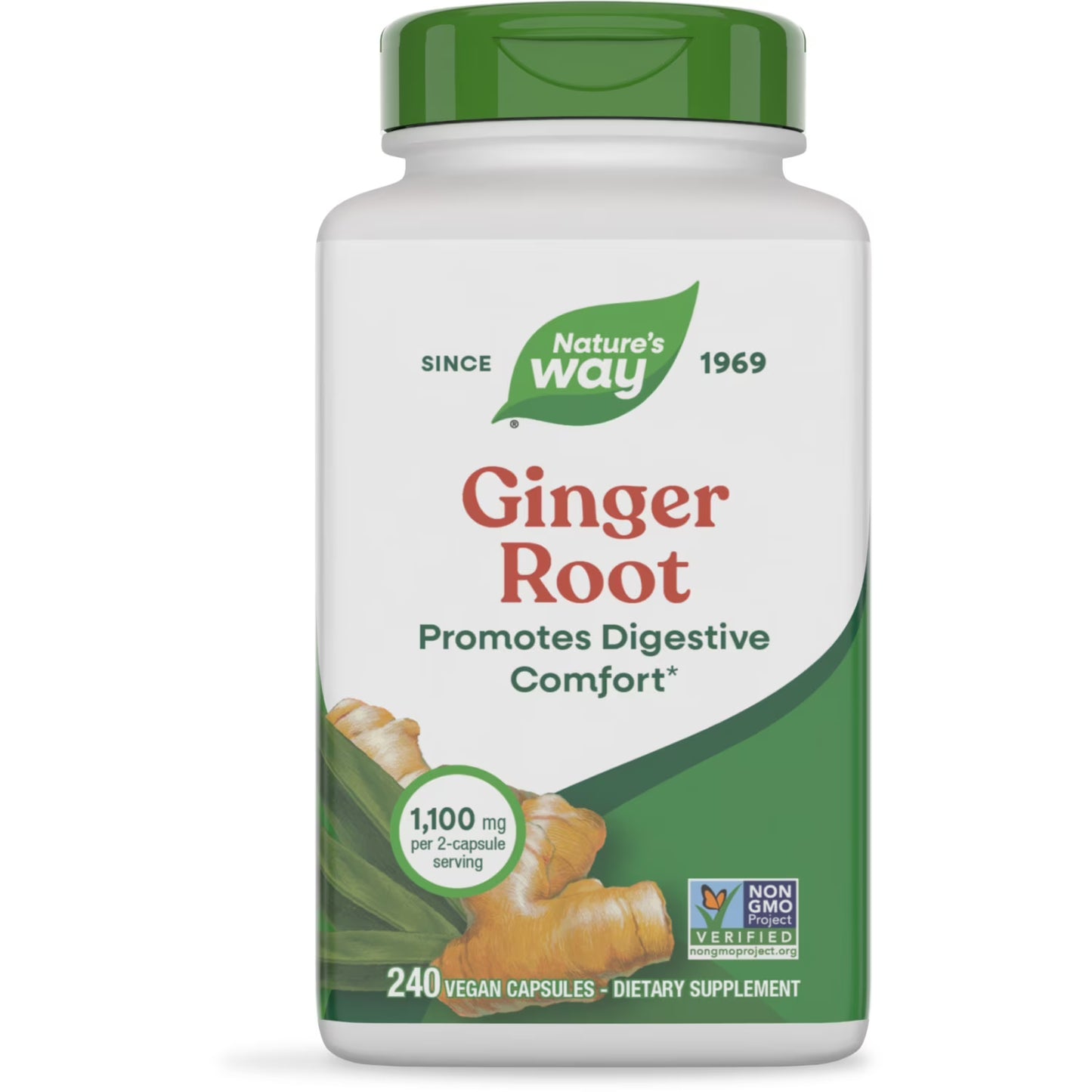 Raíz de Jengibre 1100 mg - Nature's Way