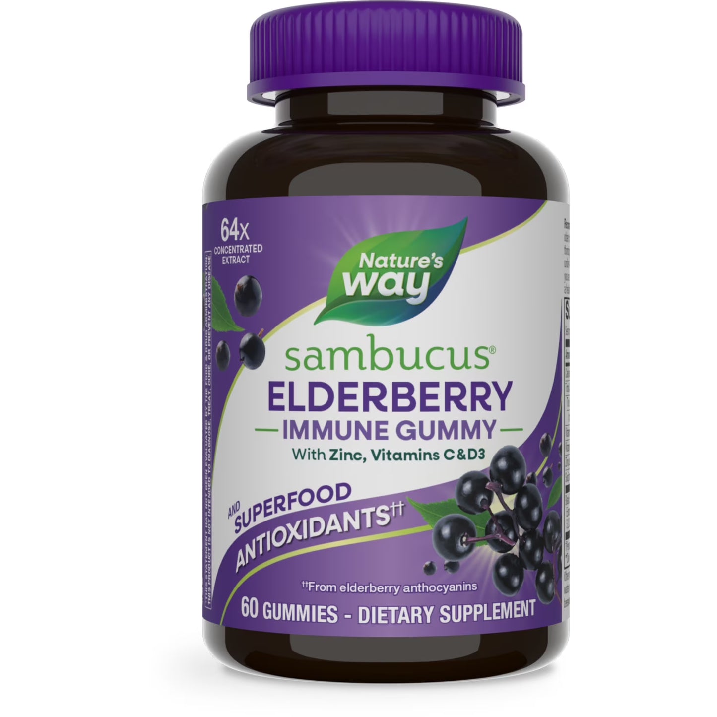 Sambucus Elderberry Immunity Gummies - Nature's Way