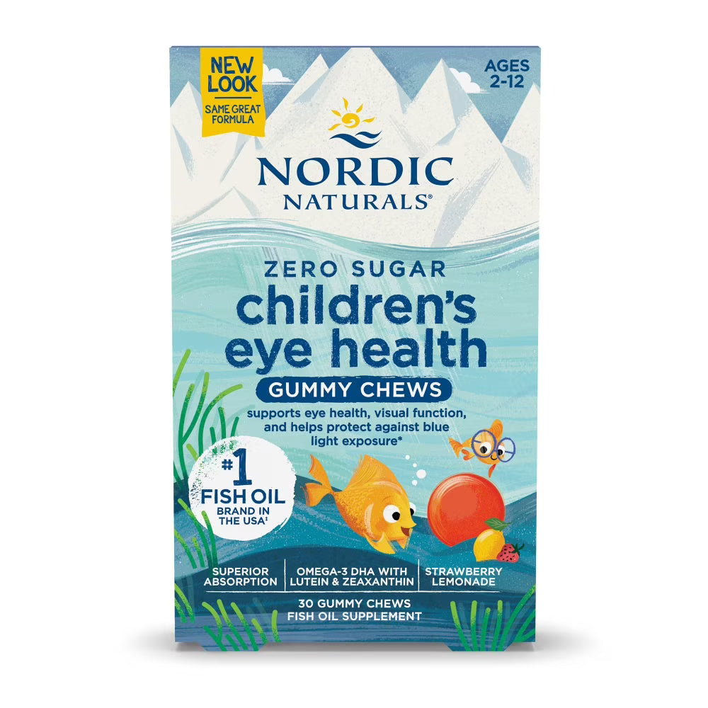 Children's Eye Health Zero Sugar Gummy Chews - Nordic Naturals