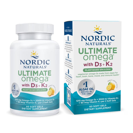 Ultimate Omega (con D3+K2) Plant-Based - Nordic Naturals