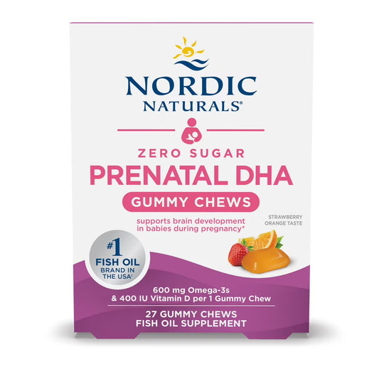 Prenatal DHA Zero Sugar Gummy Chews - Nordic Naturals