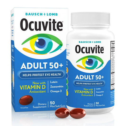 Ocuvite Adulto 50+ (Luteína, Zeaxantina y Omega 3) - Ocuvite