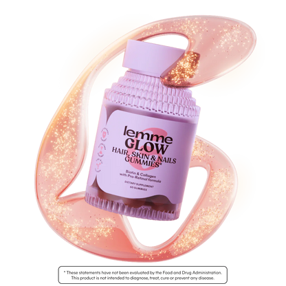 GLOW Hair Skin & Nails Gummies - Lemme
