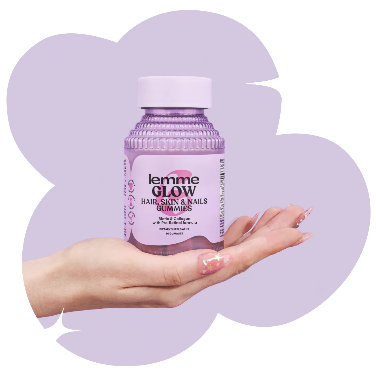 GLOW Hair Skin & Nails Gummies - Lemme