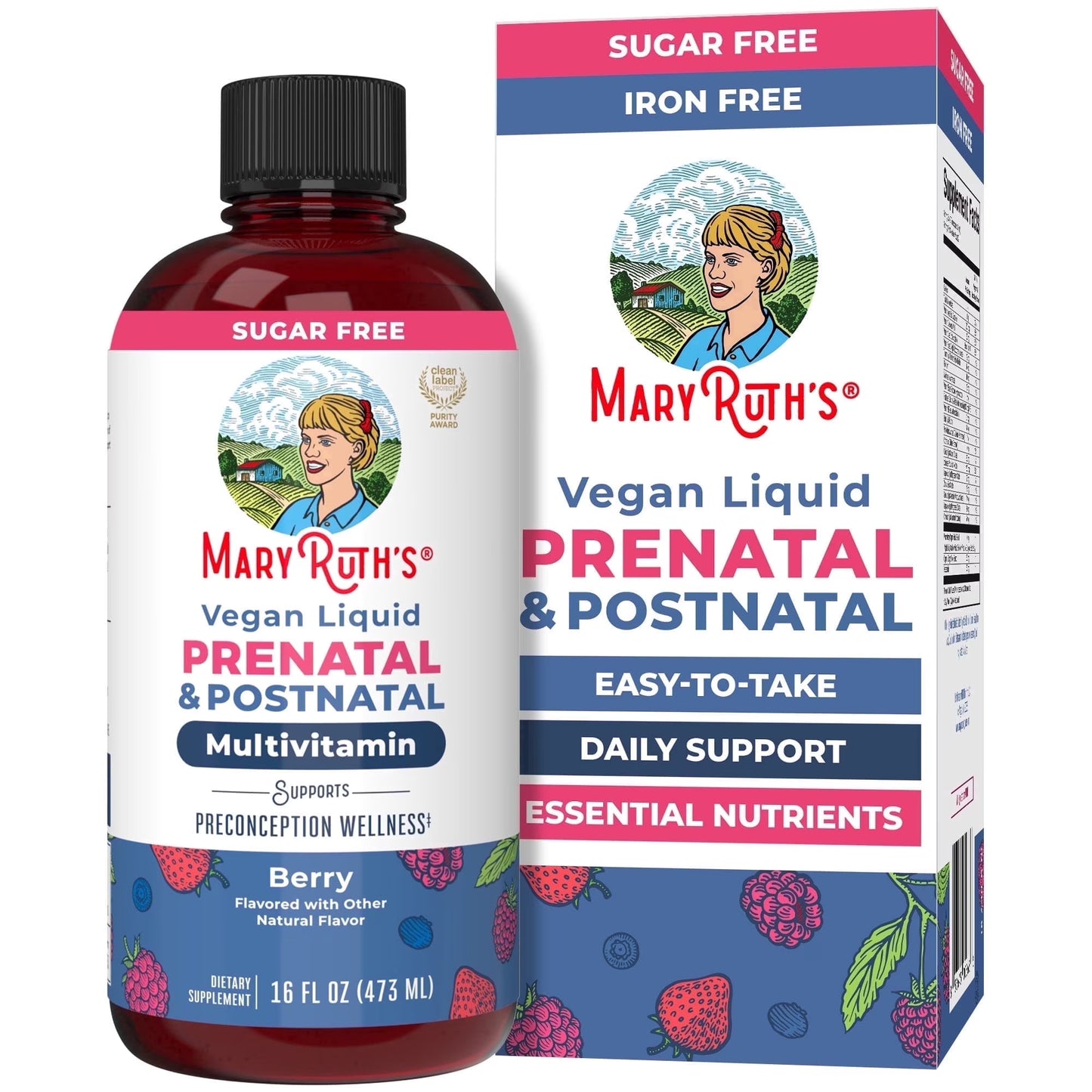 Líquido Vegano PreNatal y PostNatal - Mary Ruth's