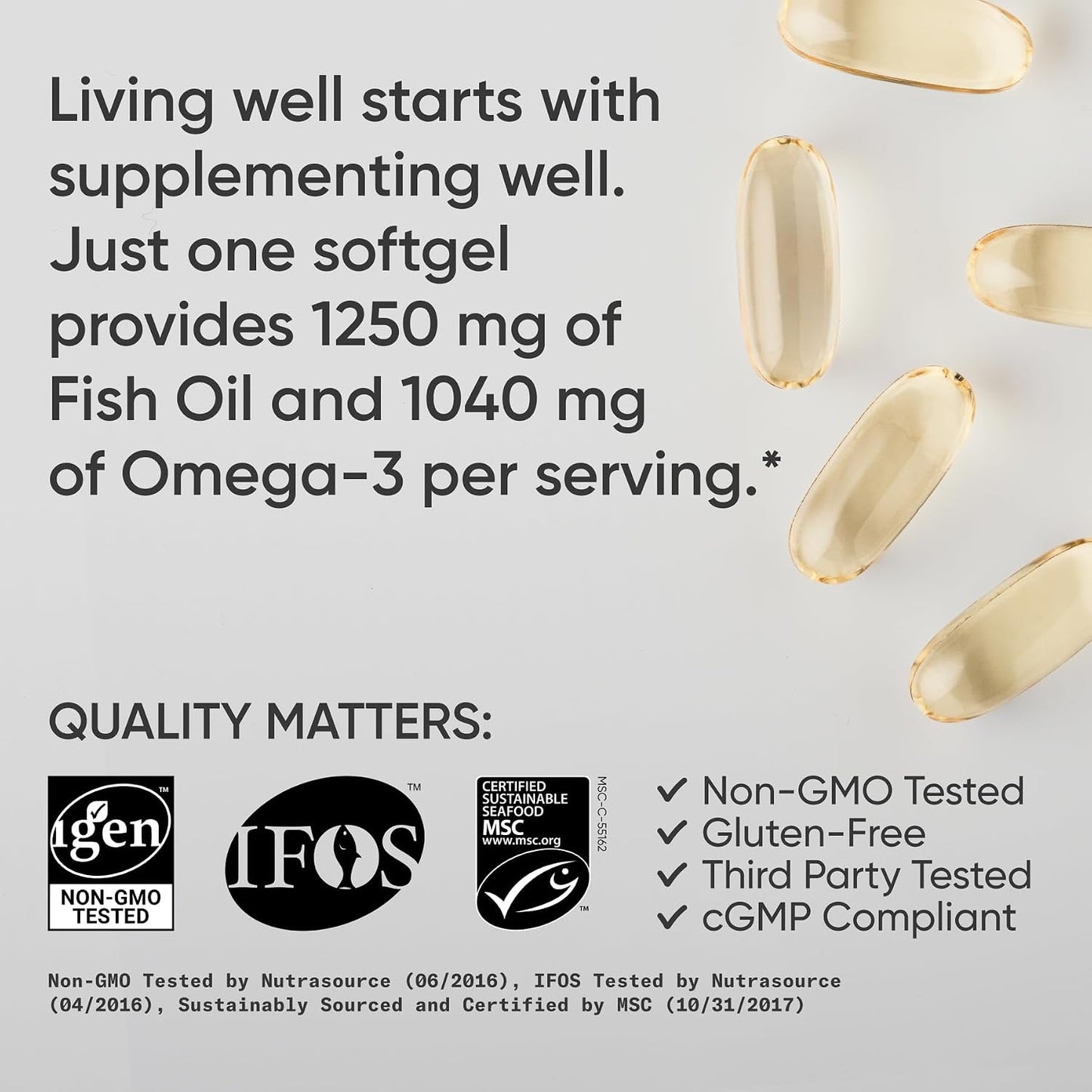 Omega 3 Fish Oil Triple Strength - Sports Research