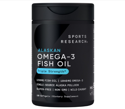 Omega 3 Fish Oil Triple Strength - Sports Research