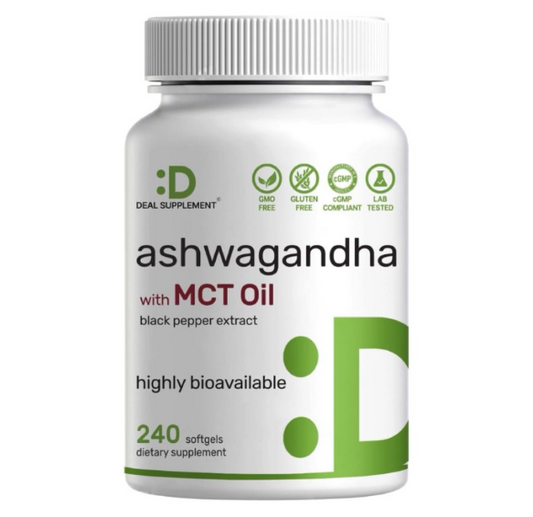Ashwagandha con MCT Oil (Altamente Biodisponible) - Deal Supplement