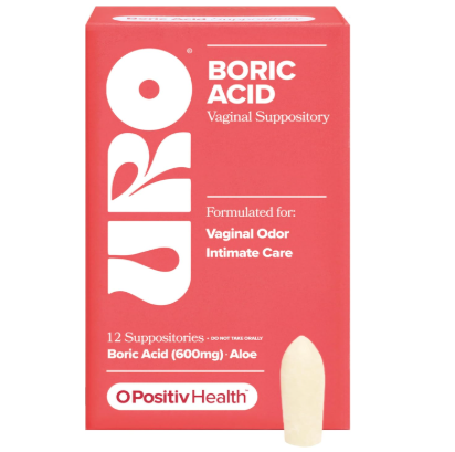 URO Supositorio Vaginal de Ácido Bórico - OpositivHealth