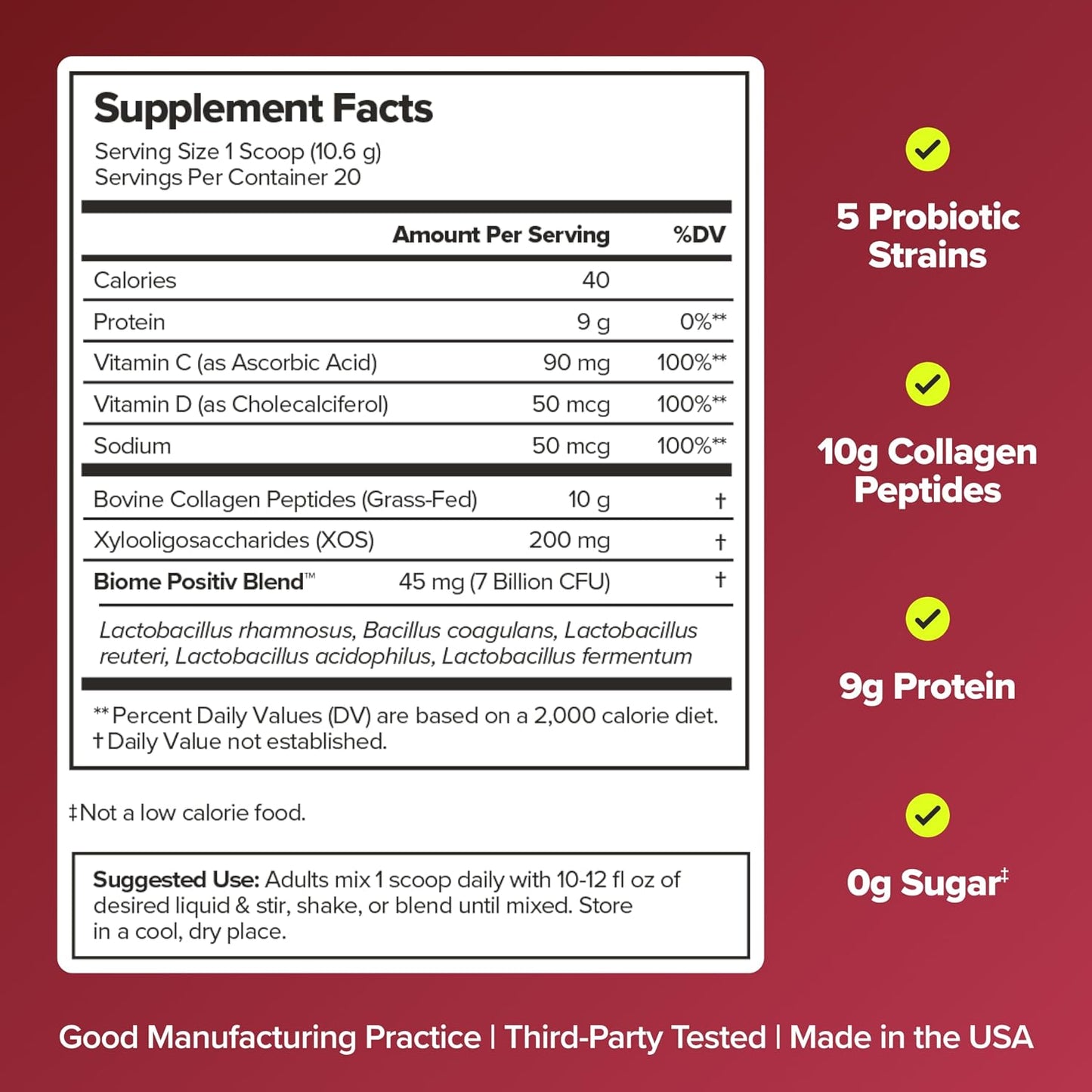 URO Women’s Probiotic + Collagen Peptides