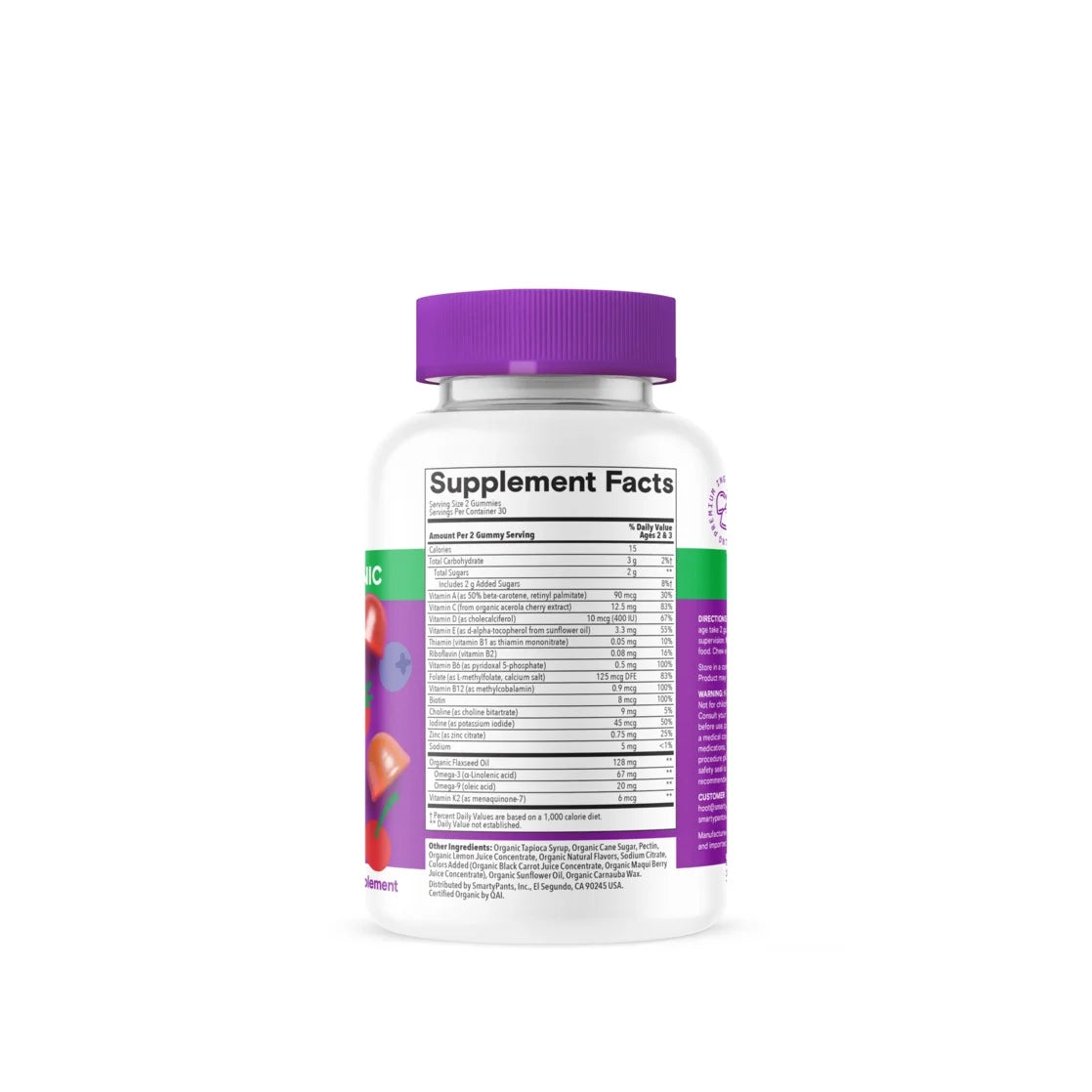 Toddler Organic Multi & Omegas - Smarty Pants