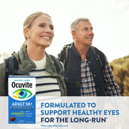 Ocuvite Adulto 50+ (Luteína, Zeaxantina y Omega 3) - Ocuvite