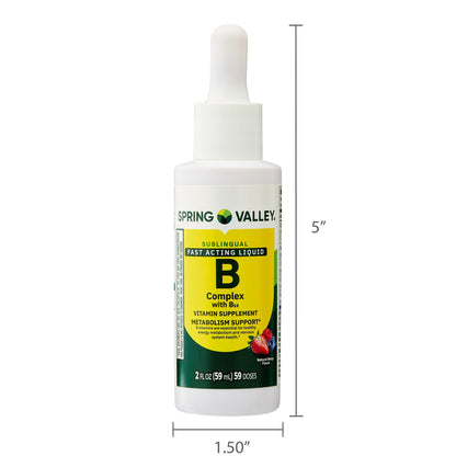 Complejo B - Sublingual - Spring Valley