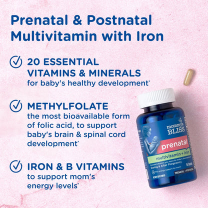 Multivitaminico+Hierro PreNatal - Mommy's Bliss