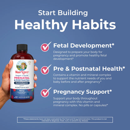 Líquido Vegano PreNatal y PostNatal - Mary Ruth's