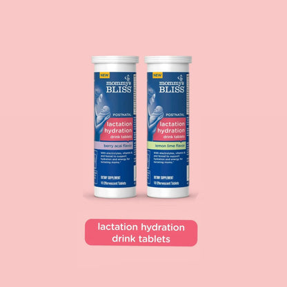 Tabletas de Bebida PostNatal de Hidratación para Lactancia - Mommy's Bliss