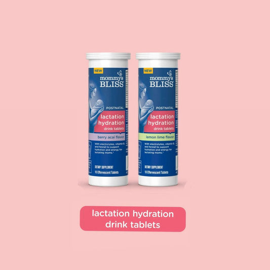 Tabletas de Bebida PostNatal de Hidratación para Lactancia - Mommy's Bliss