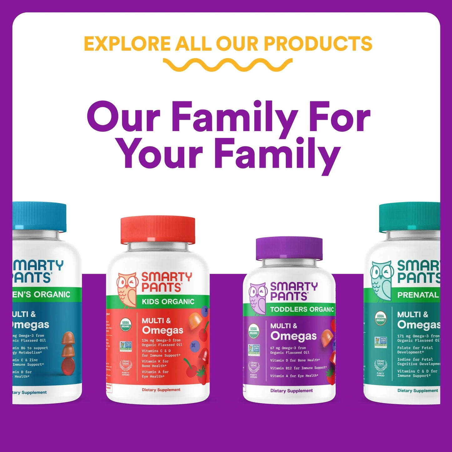Toddlers Plus Multi & Omegas - Smarty Pants
