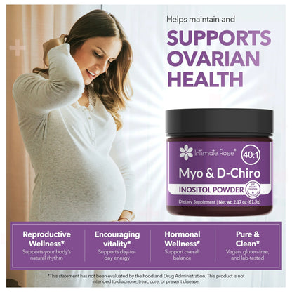 Myo & D-Chiro Inositol en Polvo - Intimate Rose