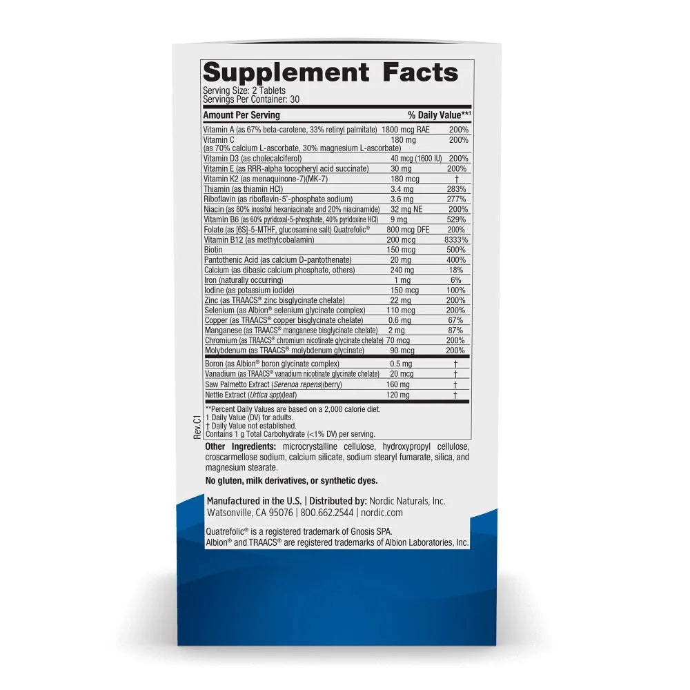 Men's Multivitamin Extra Fuerte - Nordic Naturals