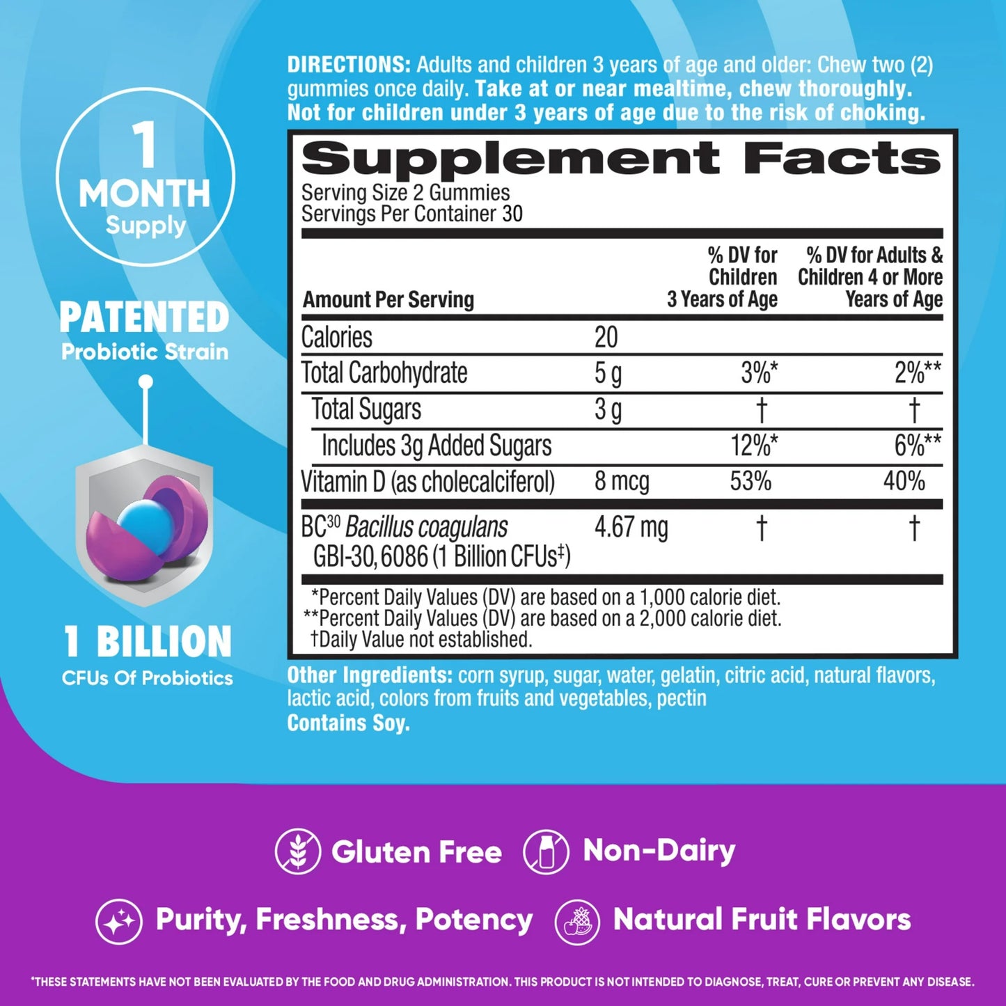 Daily Probiotics - Digestive Advantage
