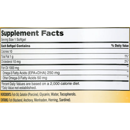 Fish Oil 1000mg - Kirkland