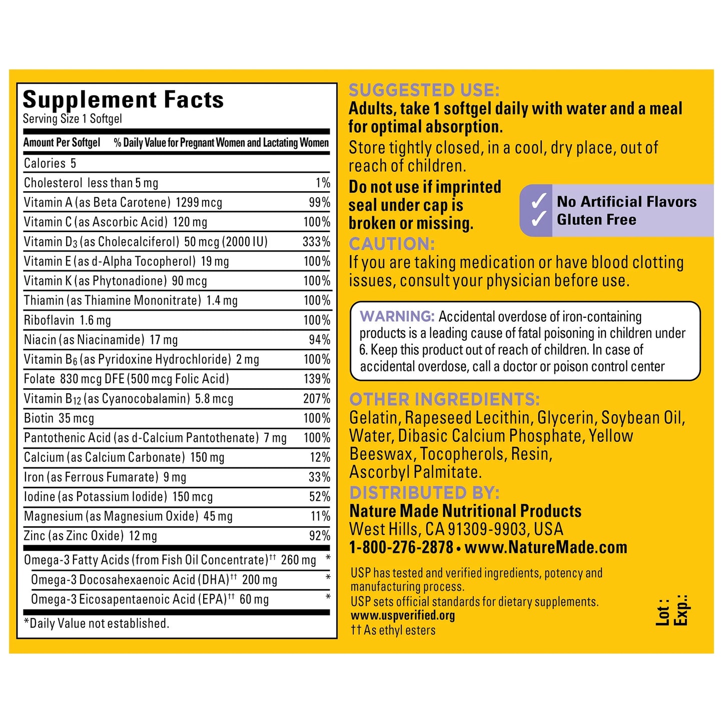 PostNatal (Multi+DHA) - Nature Made